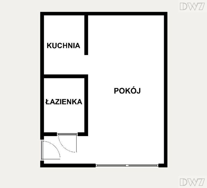 Mieszkanie 1-pokojowe Kraków Kazimierz, ul. Bocheńska. Zdjęcie 9