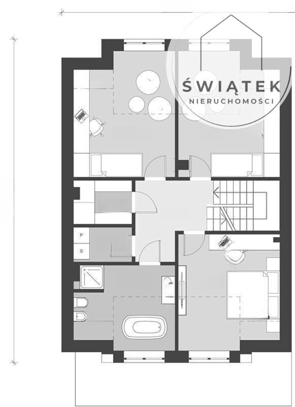 bliźniak, 4 pokoje Toruń Kaszczorek. Zdjęcie 3
