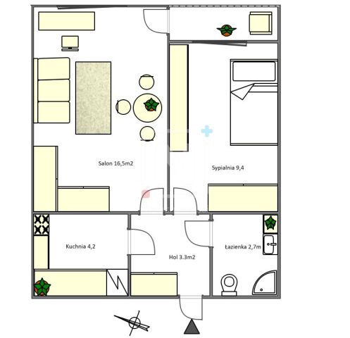 Mieszkanie 2-pokojowe Warszawa Ochota, ul. Aleje Jerozolimskie. Zdjęcie 4