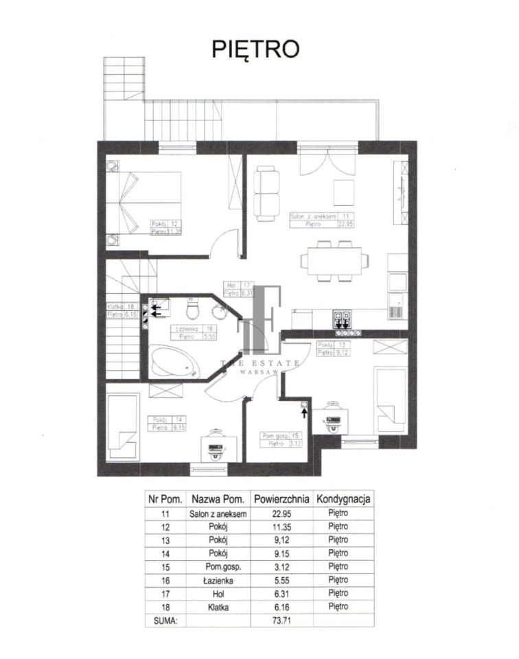 dom szeregowy, 7 pokoi Kobyłka, ul. Leszka. Zdjęcie 21
