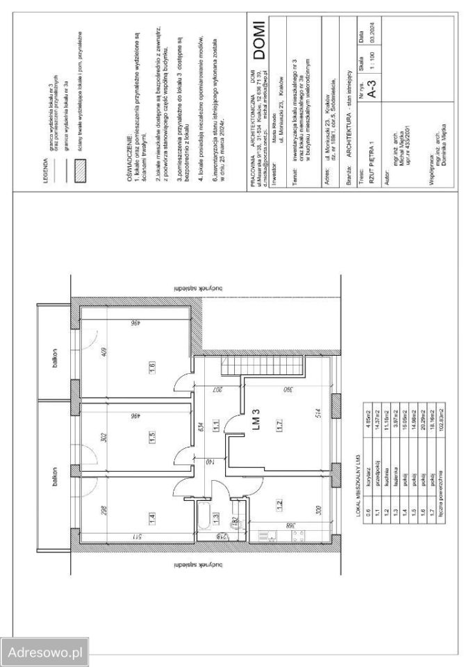Mieszkanie 5-pokojowe Kraków Grzegórzki, ul. Stanisława Moniuszki. Zdjęcie 4