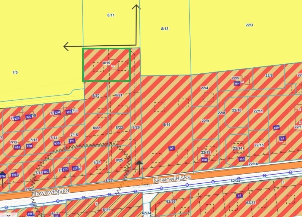 Działka budowlana Pogroszew-Kolonia, ul. Nowowiejska. Zdjęcie 3