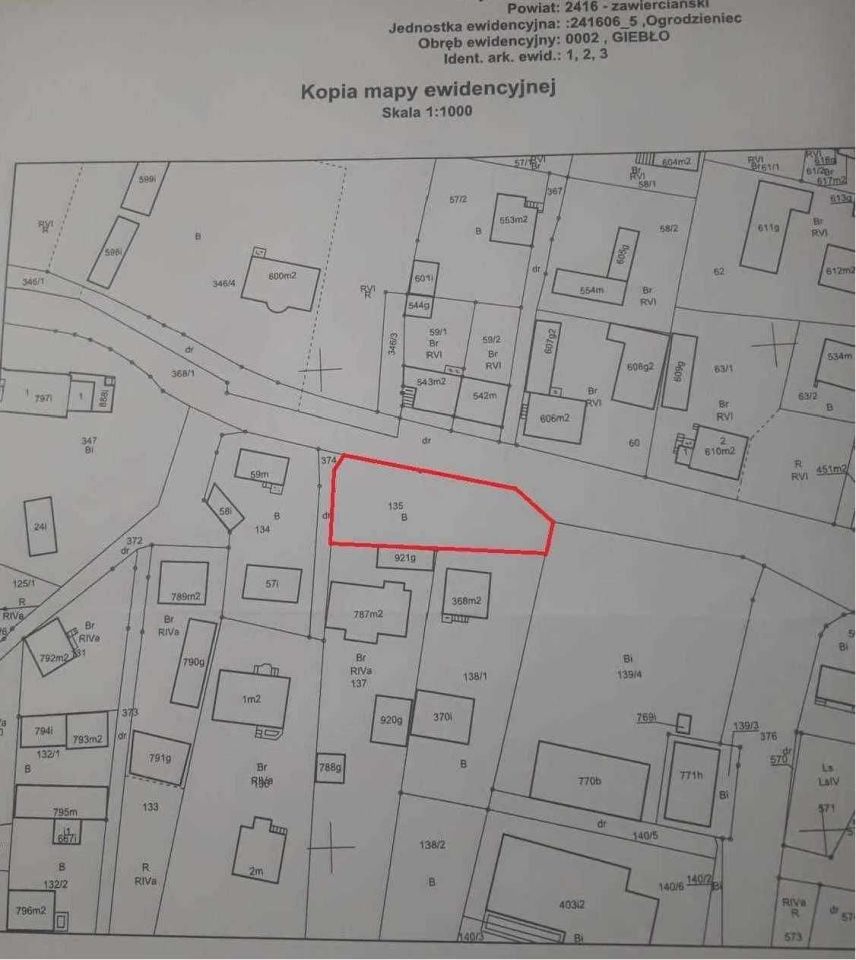 Działka budowlana Giebło, ul. Częstochowska. Zdjęcie 6