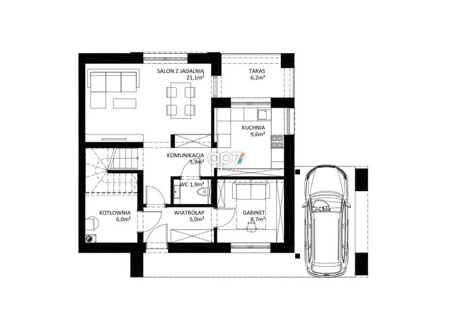 bliźniak, 5 pokoi Zabierzów. Zdjęcie 19