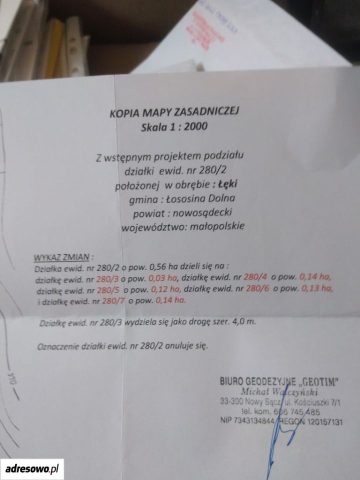 Działka budowlana Łęki. Zdjęcie 2