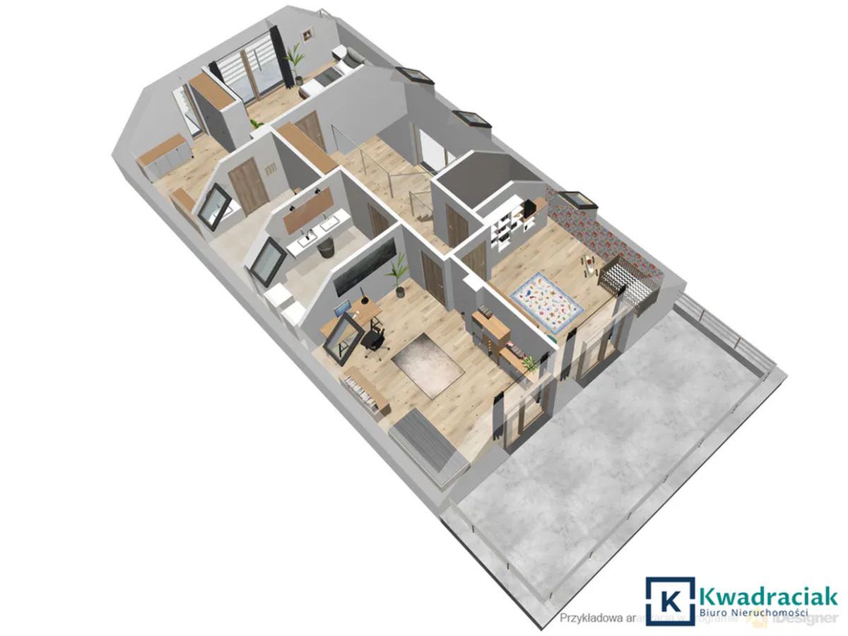 dom wolnostojący, 4 pokoje Łysa Góra. Zdjęcie 21