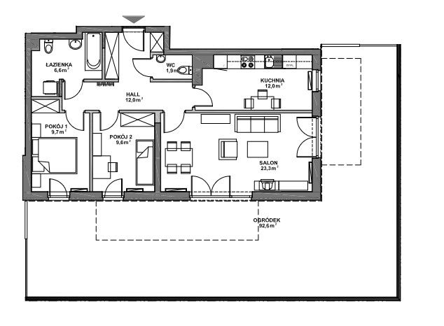 Mieszkanie 3-pokojowe Warszawa Mokotów, ul. Rajska. Zdjęcie 12