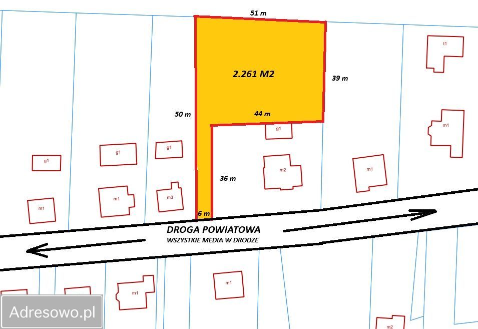 Działka budowlana Gorzyce Wielkie, ul. Kościelna. Zdjęcie 2