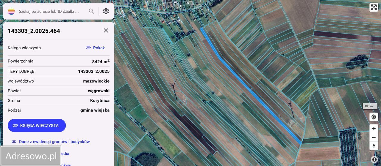 Działka rolna Połazie Świętochowskie