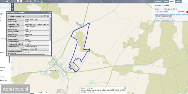 Działka rolna Suliszewice. Zdjęcie 1