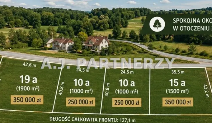 Działka budowlana Grajów