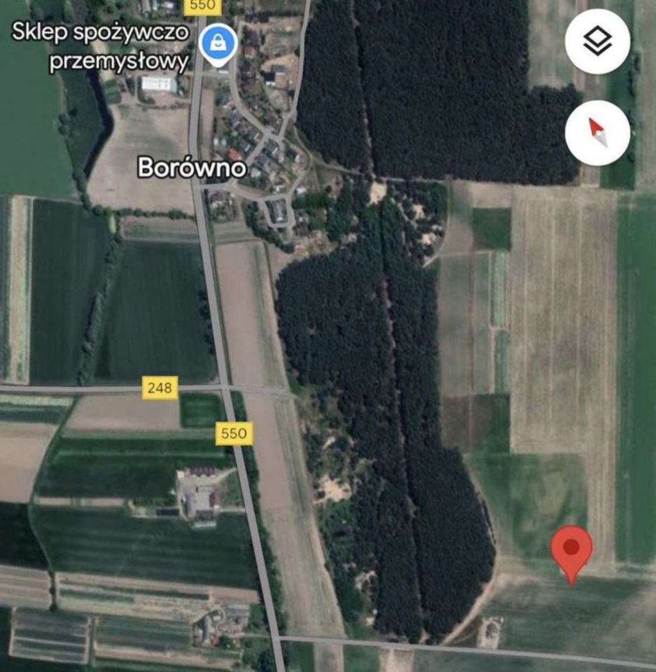 Działka rolno-budowlana Borówno. Zdjęcie 8