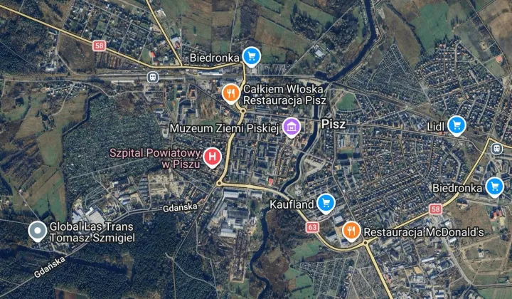 Mieszkanie 3-pokojowe Pisz, ul. Lipowa