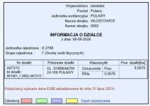 Działka budowlana Puławy Włostowice, ul. Sybiraków. Zdjęcie 2