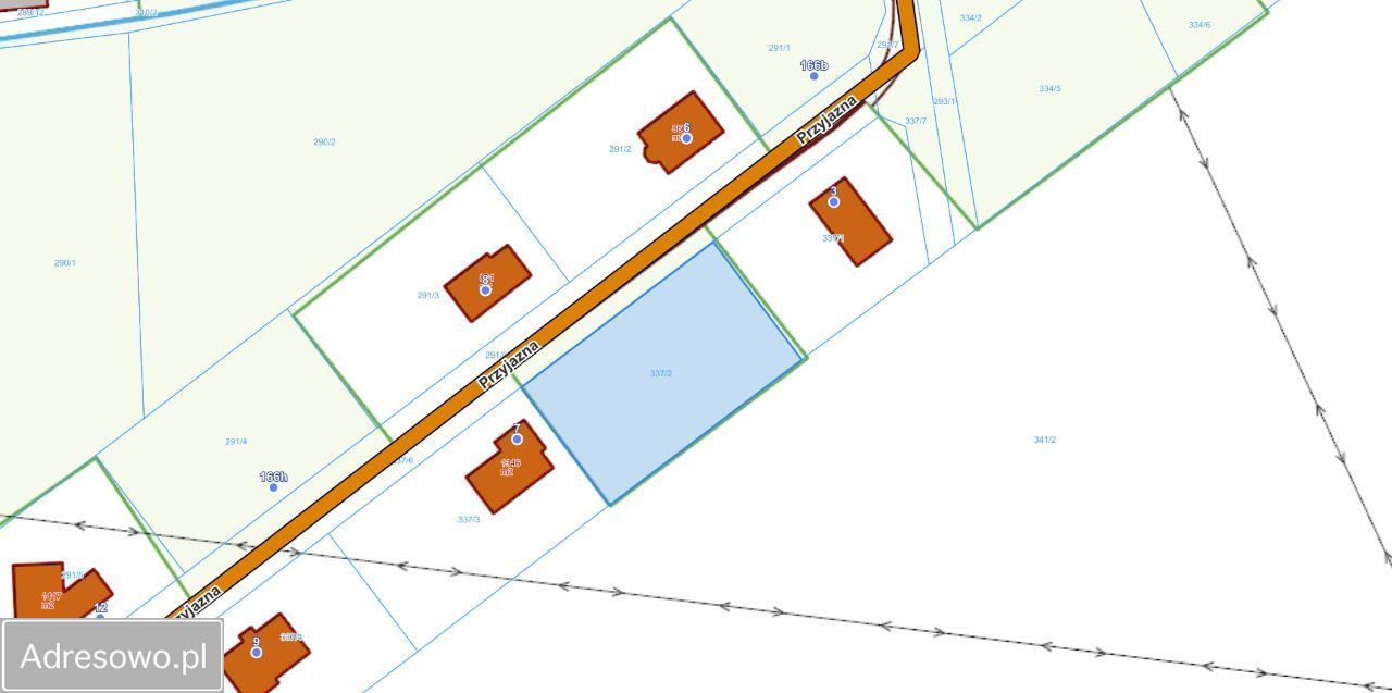 Działka budowlana Psary Polskie, ul. Przyjazna. Zdjęcie 4
