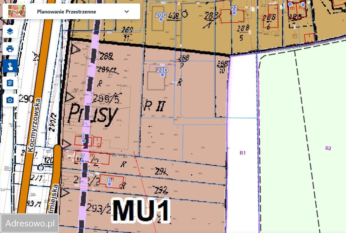 Działka budowlana Prusy, ul. Cyprysowa. Zdjęcie 8