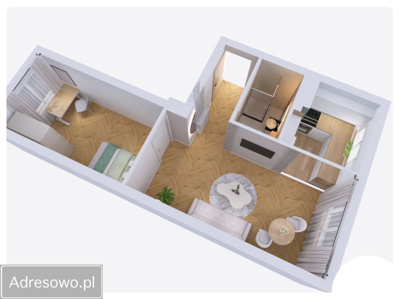 Mieszkanie 2-pokojowe Kraków Ugorek, ul. Fiołkowa. Zdjęcie 5