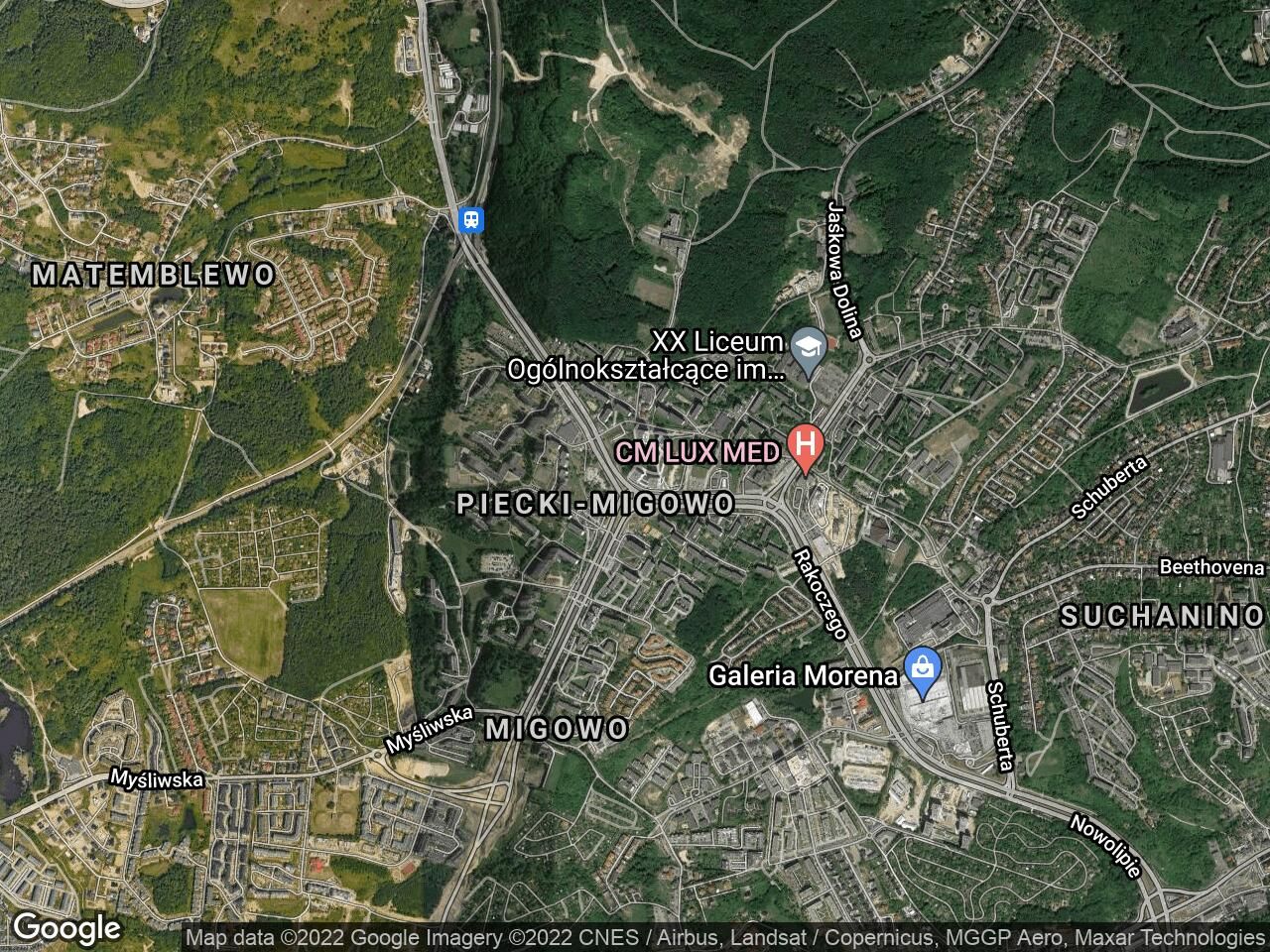 Garaż/miejsce parkingowe Gdańsk Morena, ul. Franciszka Rakoczego