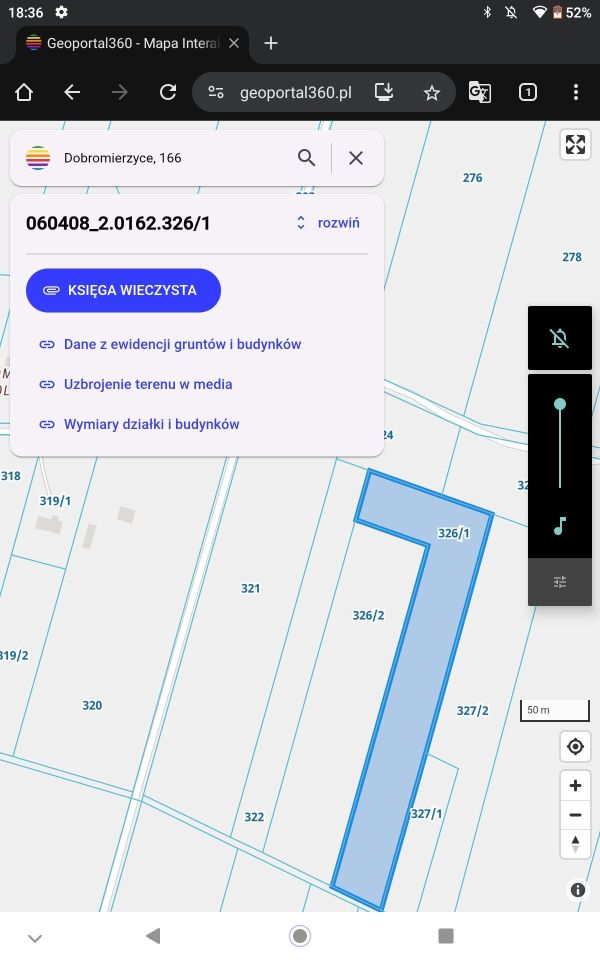 Działka rolna Dobromierzyce