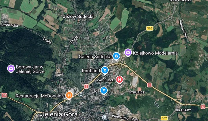 Mieszkanie 2-pokojowe Jelenia Góra Zabobrze, ul. Jana Kiepury