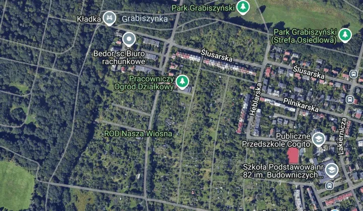 Działka rod Wrocław Fabryczna, ul. Odkrywców