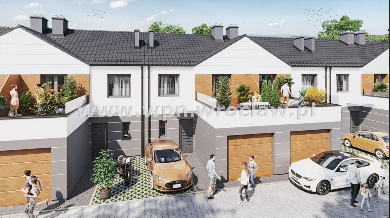 dom szeregowy, 5 pokoi Wrocław. Zdjęcie 1