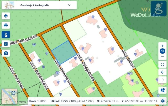 Działka budowlana Warszawa Wawer, ul. Dzięgielowa. Zdjęcie 3