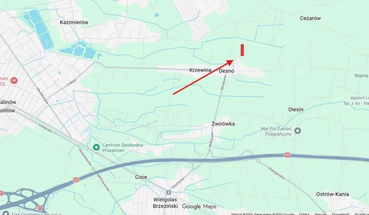 Działka rolna Desno