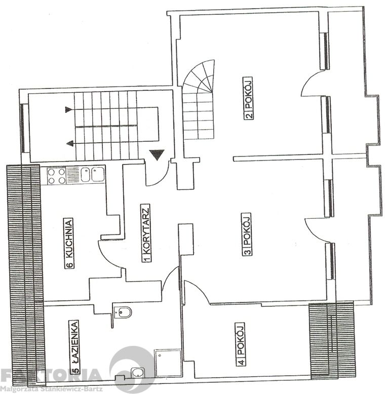 Mieszkanie 5-pokojowe Szczecin Gumieńce, ul. Kwiatowa. Zdjęcie 15
