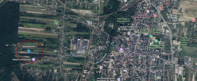 Działka budowlana Skierniewice Centrum, ul. Nowomiejska. Zdjęcie 1