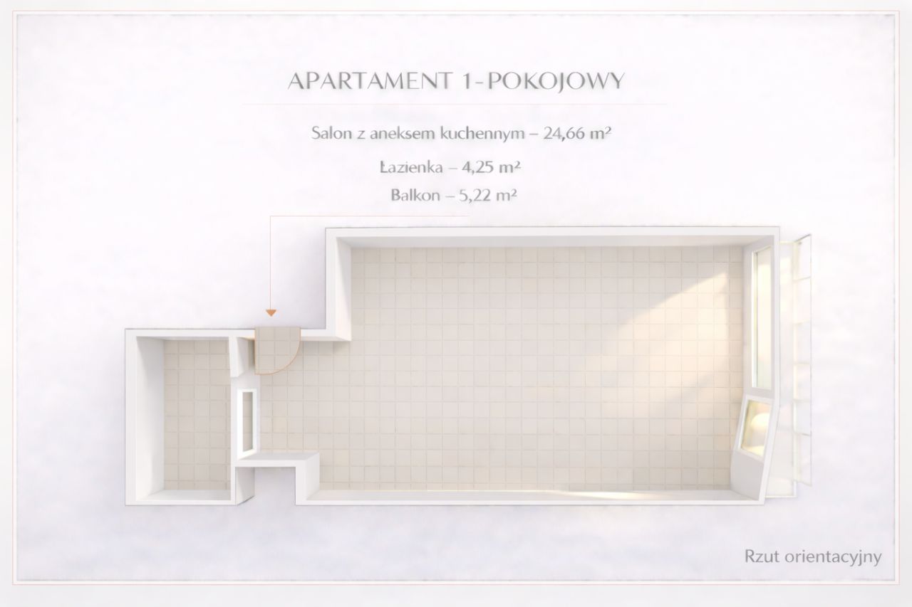 Mieszkanie 1-pokojowe Gdańsk Przymorze, al. Rzeczypospolitej. Zdjęcie 7