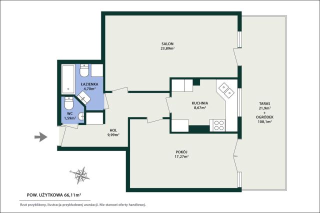 Mieszkanie 2-pokojowe Warszawa, ul. Geodezyjna. Zdjęcie 14