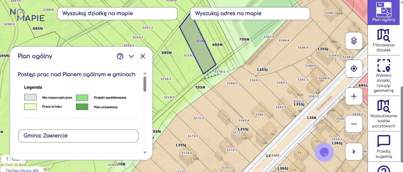 Działka rolna Zawiercie Wydra Zielona, ul. Siewierska. Zdjęcie 3
