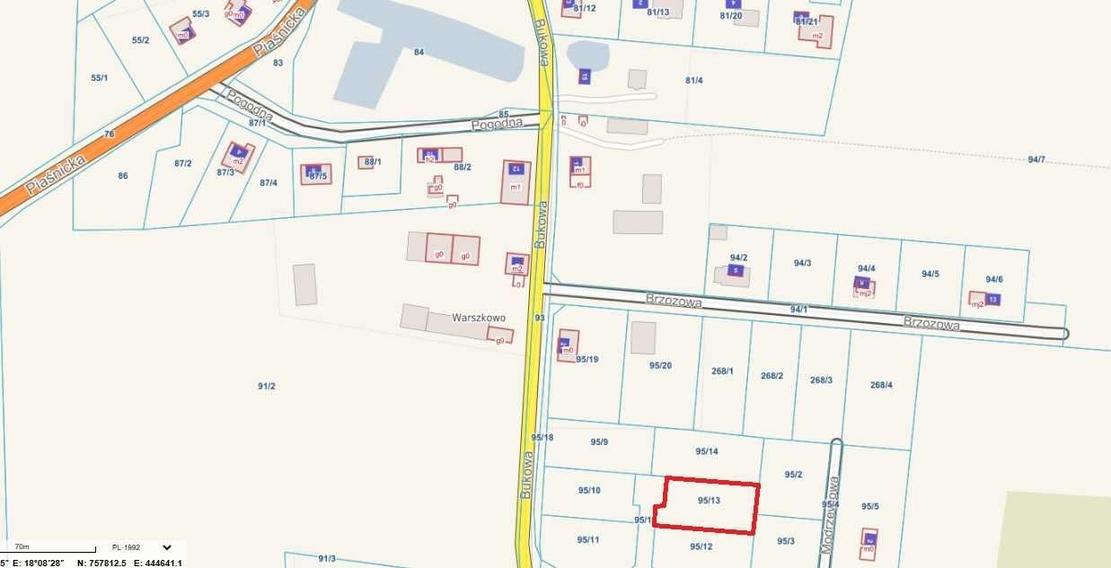 Działka budowlana Warszkowo. Zdjęcie 3