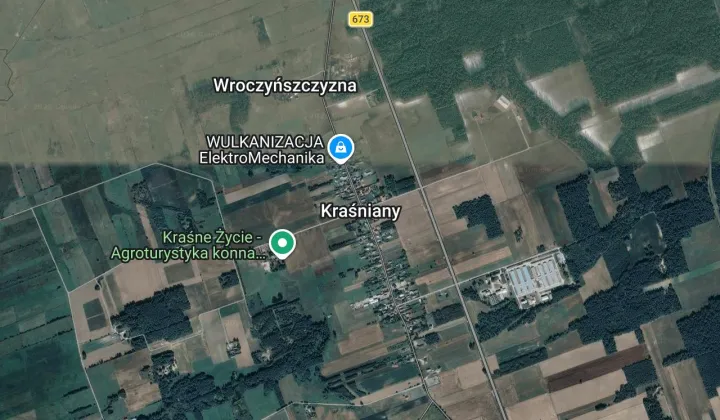 Działka rolna Kraśniany