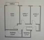 Mieszkanie 3-pokojowe Głogów, ul. Jędrzeja i Jana Śniadeckich. Zdjęcie 3