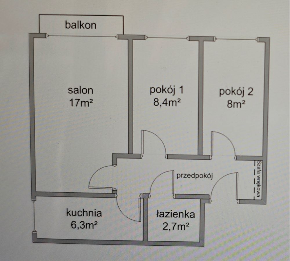 Mieszkanie 3-pokojowe Głogów, ul. Jędrzeja i Jana Śniadeckich. Zdjęcie 4