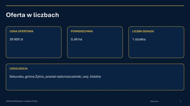 Działka rolna Sekursko. Zdjęcie 1