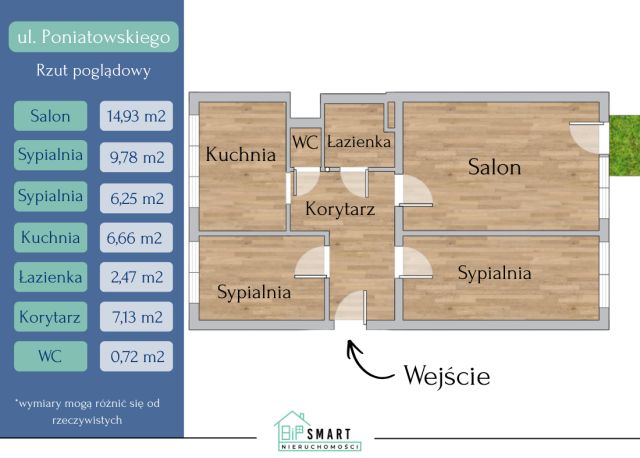 Mieszkanie 3-pokojowe Stalowa Wola, ul. Józefa Poniatowskiego. Zdjęcie 11