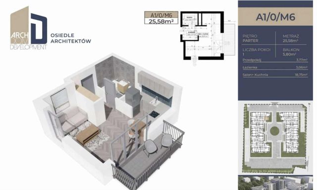 Mieszkanie 1-pokojowe Rzeszów, ul. Solidarności. Zdjęcie 13