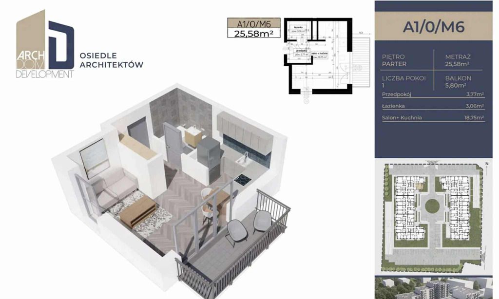 Mieszkanie 1-pokojowe Rzeszów, ul. Solidarności. Zdjęcie 13