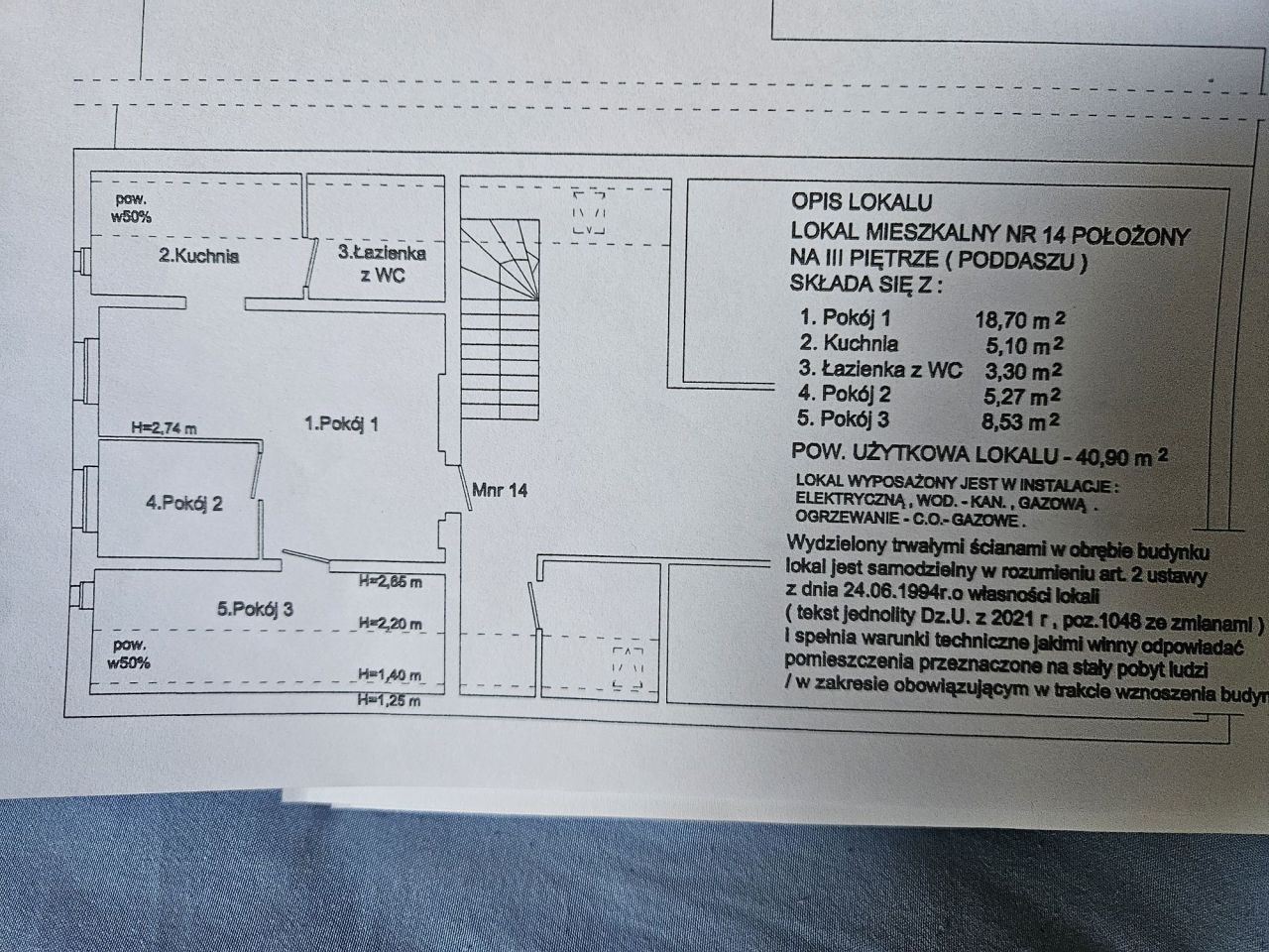 Mieszkanie 3-pokojowe Dzierżoniów. Zdjęcie 1