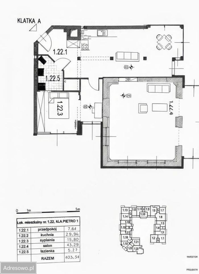 Mieszkanie 3-pokojowe Wrocław Dąbie, ul. Antoniego Wiwulskiego. Zdjęcie 20