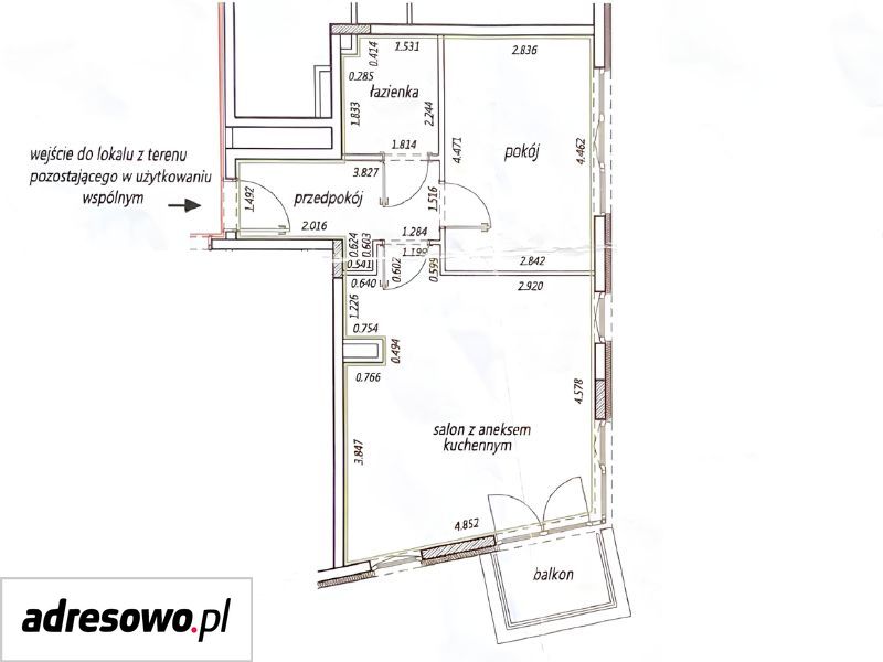 Mieszkanie 2-pokojowe Kraków Kliny, ul. Władysława Krygowskiego. Zdjęcie 21