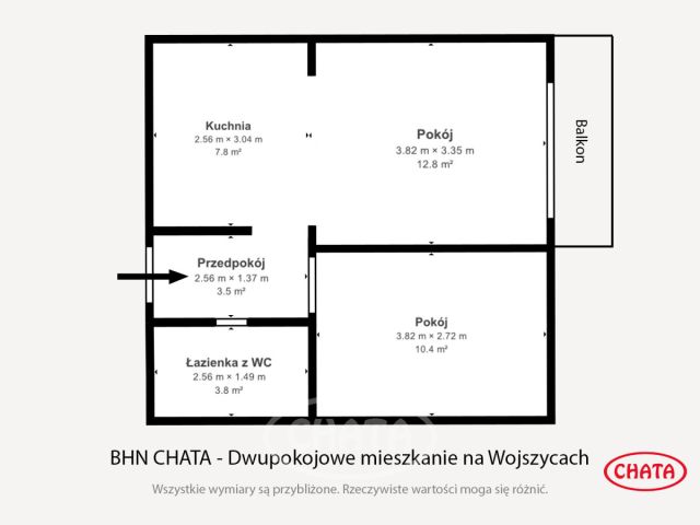 Mieszkanie 2-pokojowe Wrocław Krzyki, ul. Smardzowska. Zdjęcie 24