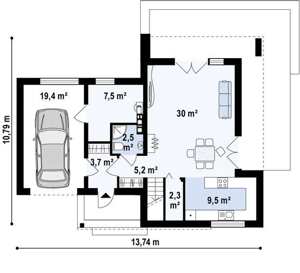 dom wolnostojący, 4 pokoje Władysławowo. Zdjęcie 5