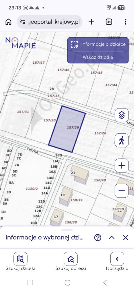 Działka budowlana Radwanice, ul. Cisowa. Zdjęcie 2