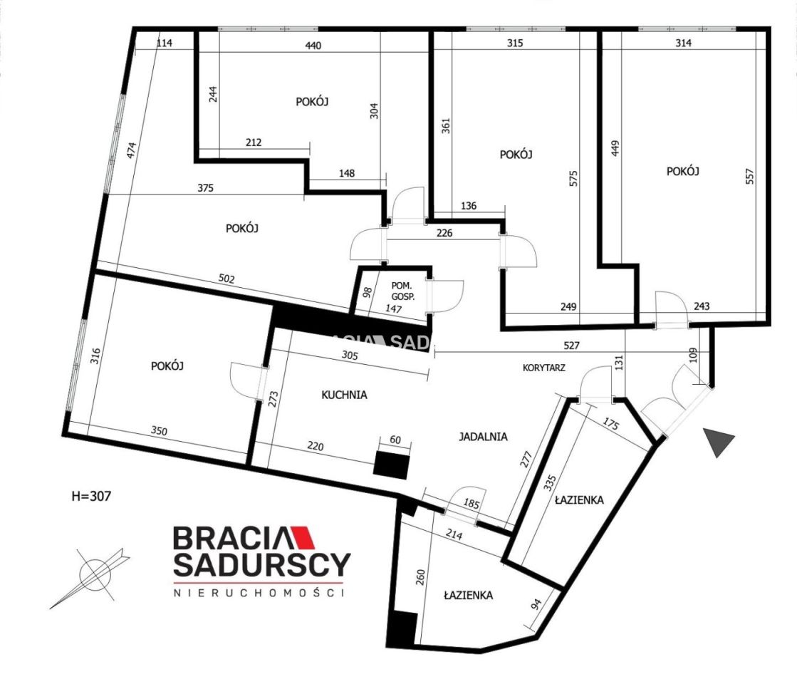 Mieszkanie 5-pokojowe Kraków Zwierzyniec, al. Zygmunta Krasińskiego. Zdjęcie 22