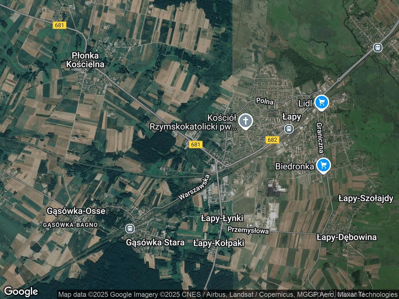 Działka budowlana Łapy Zięciuki, ul. Płonkowska