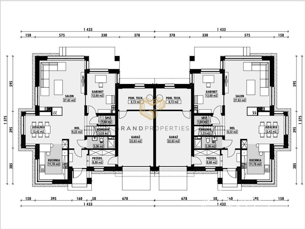 bliźniak, 7 pokoi Konstancin-Jeziorna. Zdjęcie 10